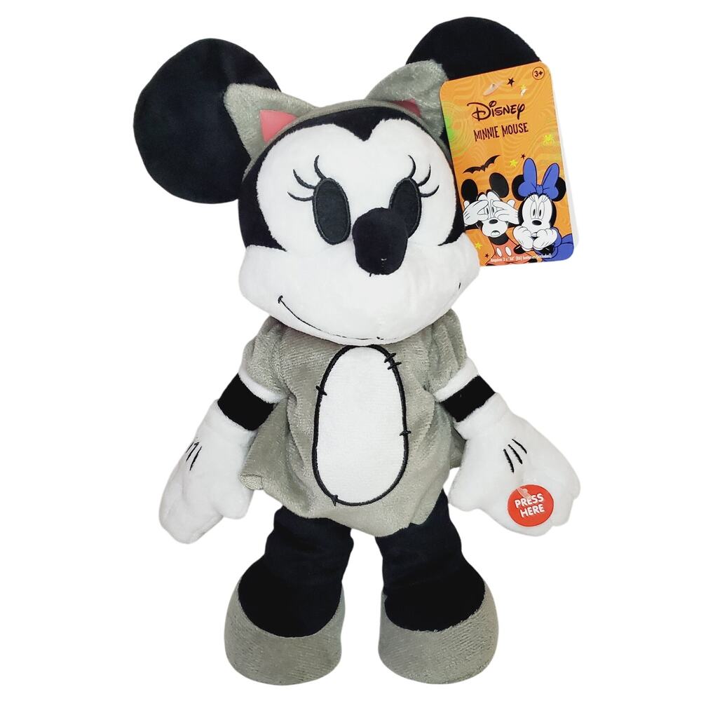 ON SALE! NWT-Disney Halloween Minnie Mouse Stepper Dancing Toy (Tested) 14"